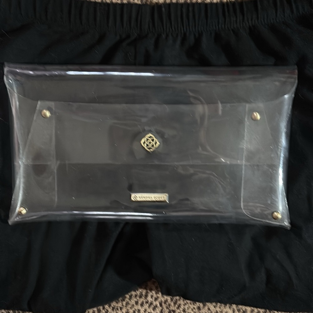Kendra Scott Clear Envelope Clutch